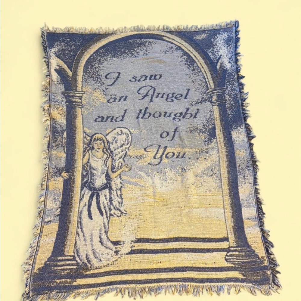 Angel Tapestry Throw Blanket